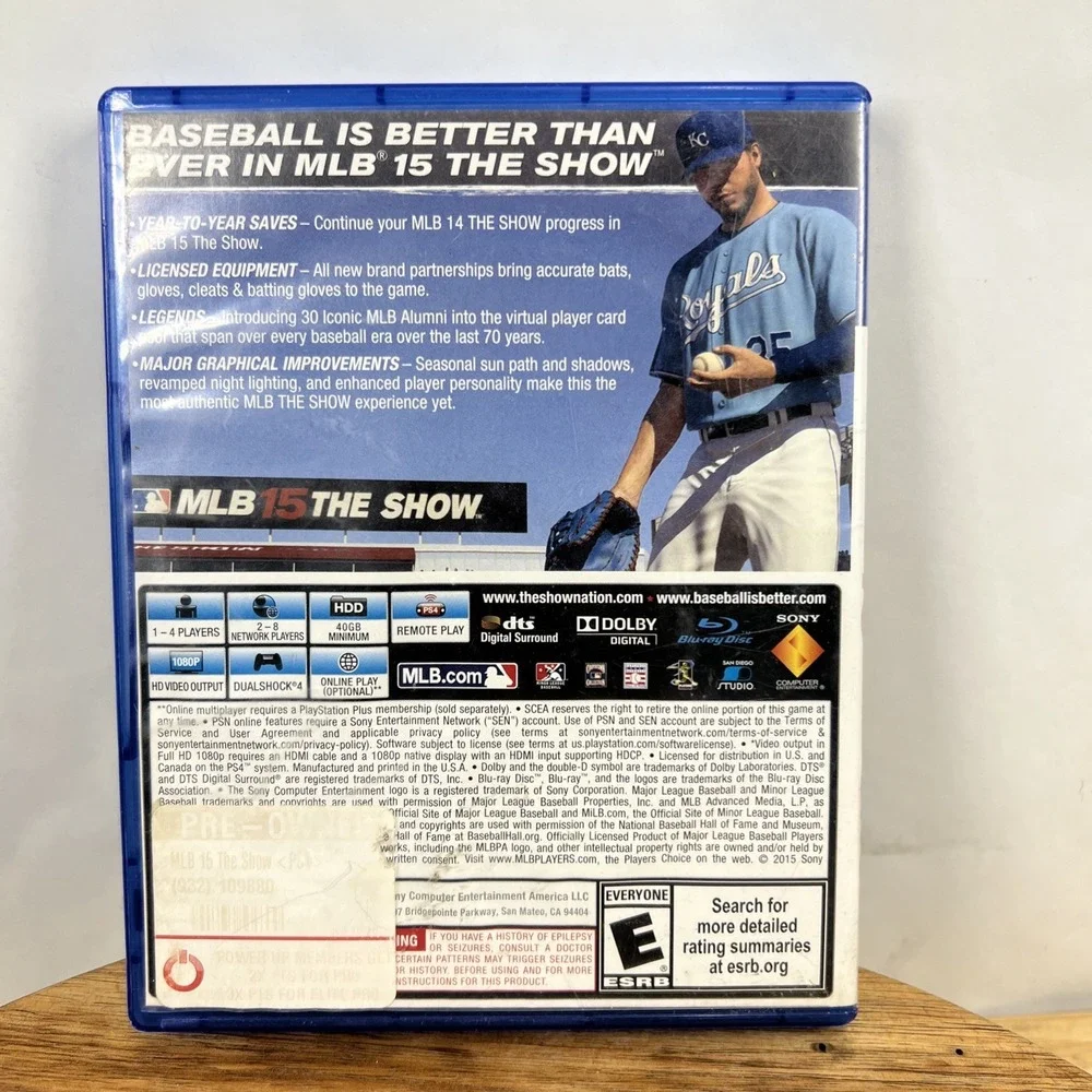 MLB 15: The Show (Sony‎ PlayStation 4, 2015)